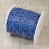 Royal Blue 1mm Waxed Cotton Cord, 70 Meters, Macrame, Beading String