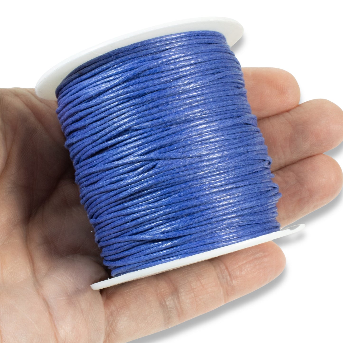 Royal Blue 1mm Waxed Cotton Cord, 70 Meters, Macrame, Beading String