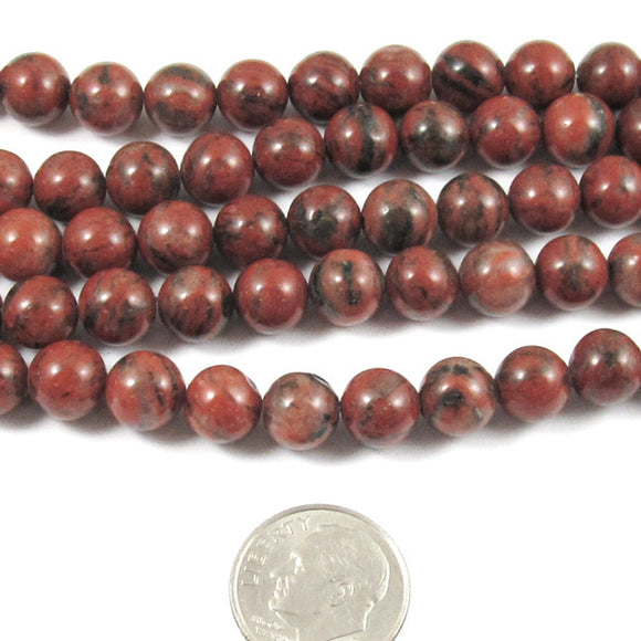 Round Gemstone Beads-Brazil Agate 15