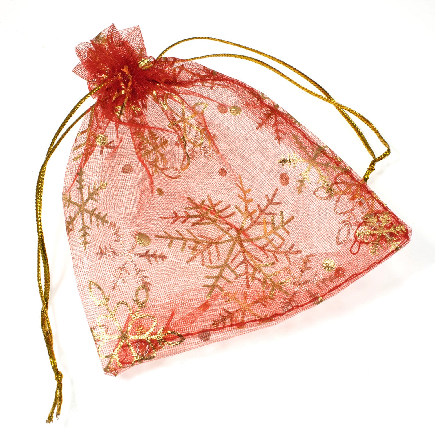 Red Snowflake Christmas Bags,