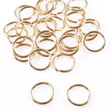 Gold 7mm Round Open Jump Rings