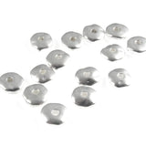 Bright Silver 7mm Nugget Spacer Beads