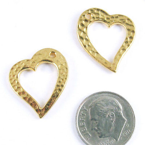 asymmetrical heart pendants