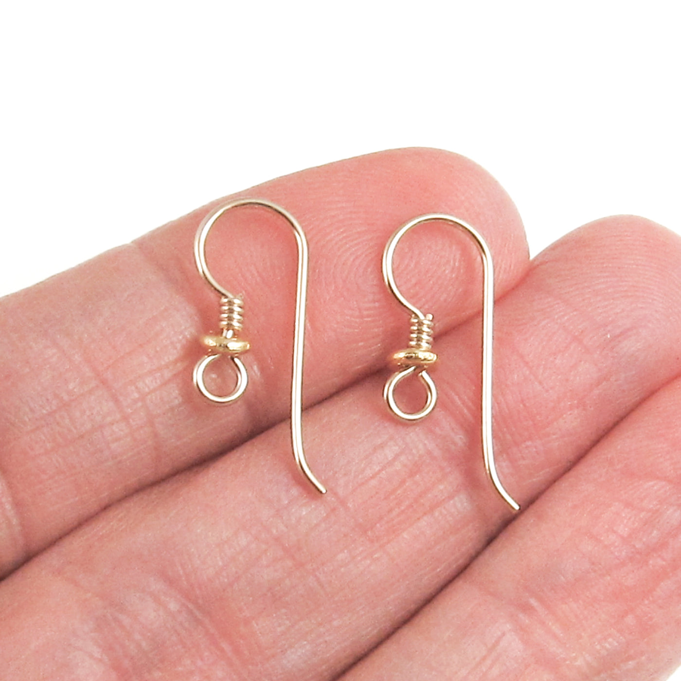 Pack: 3 pairs of gold ear wires & 2 pairs of silver ear wires