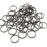 Black 7mm Round Open Jump Rings