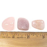 Rose Quartz Tumbled Stone, Smooth Rock Nugget, No Hole/Undrilled 1/Pkg