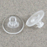 50 Pairs Clear Comfort Clutch Plastic Earring Backs, TierraCast