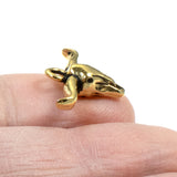 Gold Longhorn Steer Skull Charms, TierraCast Southwestern Pendant 2/Pkg