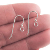 Sterling Silver Ear Wires + 2mm Silver Bead