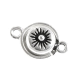 1 Set Silver Starburst Magnetic Clasp, TierraCast Celestial Collection