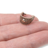 2/Pkg Large Copper Spiral Pinch Bail, TierraCast Jewelry Bails for Pendants