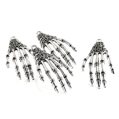 Creepy Skeleton Hand Pendants Halloween Jewelry Crafts and Decorations
