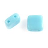 Blue Turquoise Square Tile Beads