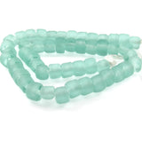 Light Green Recycled Glass Beads
