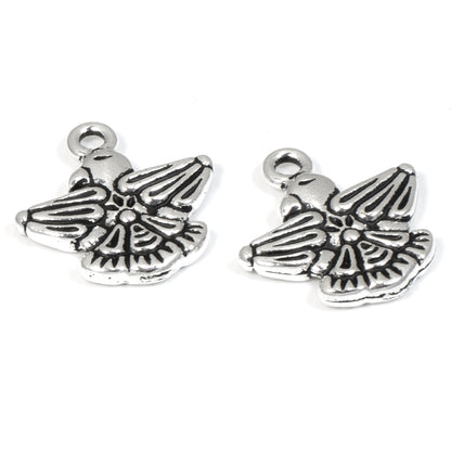 4 Thunderbird Charms - TierraCast Pewter - Transformative Spiritual DIY Jewelry