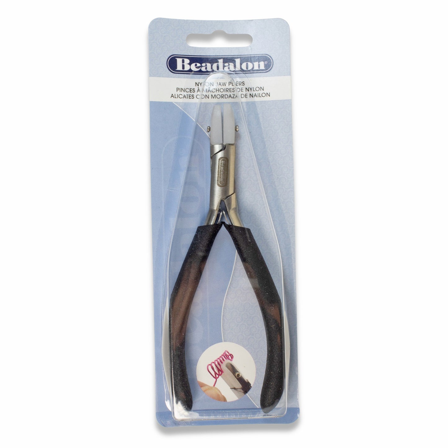 Beadalon Nylon Jaw Flat Nose Pliers - Jewelry Craft Tool - Non-Scratching