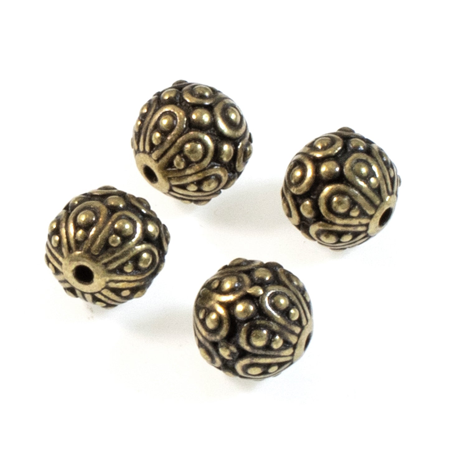 Celtic Beads Antique Copper Beads 9mm X 7mm Tierracast Endless Beads Celtic  Knotwork Eternity Beads P818 