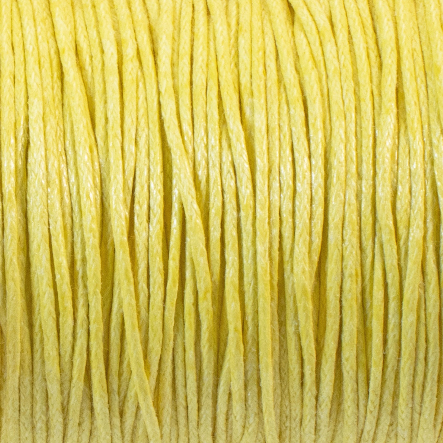 Sunny Yellow 1mm Waxed Cotton Cord, 70 Meters, Macrame, Beading String