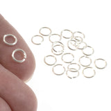 Bright Silver 20 Gauge Round Jump Rings, 4mm Inside Diameter, 100/Pkg