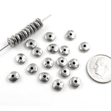 Pewter 7mm Nugget Spacer Beads