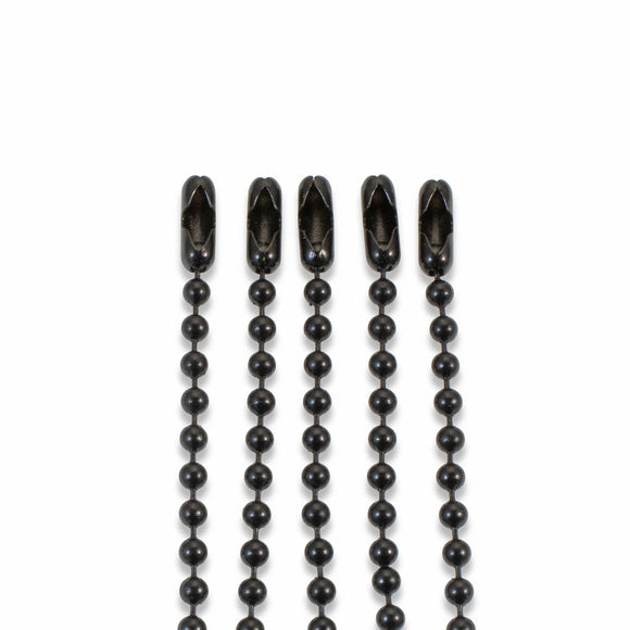3.2mm Ball Chain Cord Connectors - Steel Nickel Plated - 20pcs - Beads And  Beading Supplies from The Bead Shop Ltd UK