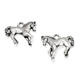 Silver Horse Charms, Western Galloping Yearling Charm 2/Pkg