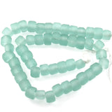 Light Green Recycled Glass Beads
