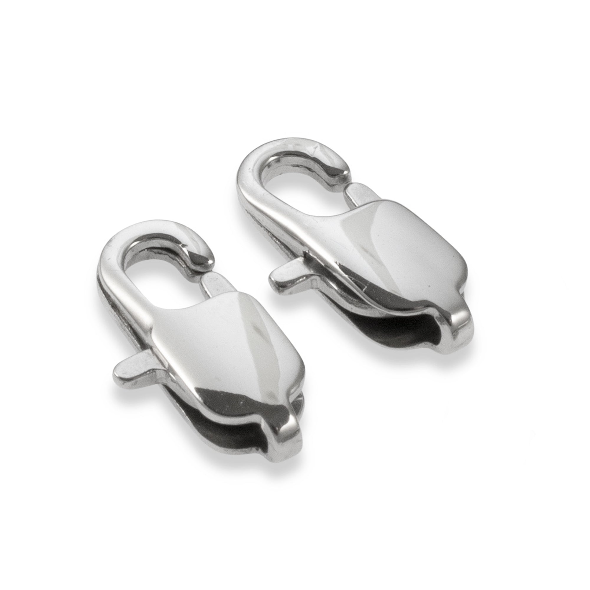 Silver Stainless Steel Lobster Claw Clasps | Hackberry Creek