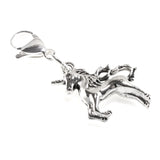 Unicorn Clip-On Charm, Bag, Jewelry, and Keychain Accessory, Whimsical Gift for Fantasy Fans