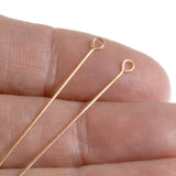 2" Copper Eye Pins, 22 Gauge TierraCast Findings 50/Pkg