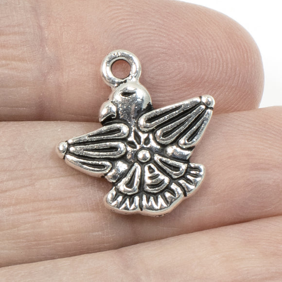 4 Thunderbird Charms - TierraCast Pewter - Transformative Spiritual DIY Jewelry
