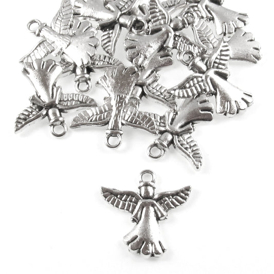 Silver Angel Charms