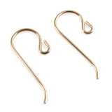 Gold Ear Wires With Small Loop