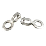Nickel Plated Brass #10 Ball Chain Loop Connectors, Silver 25/Pkg