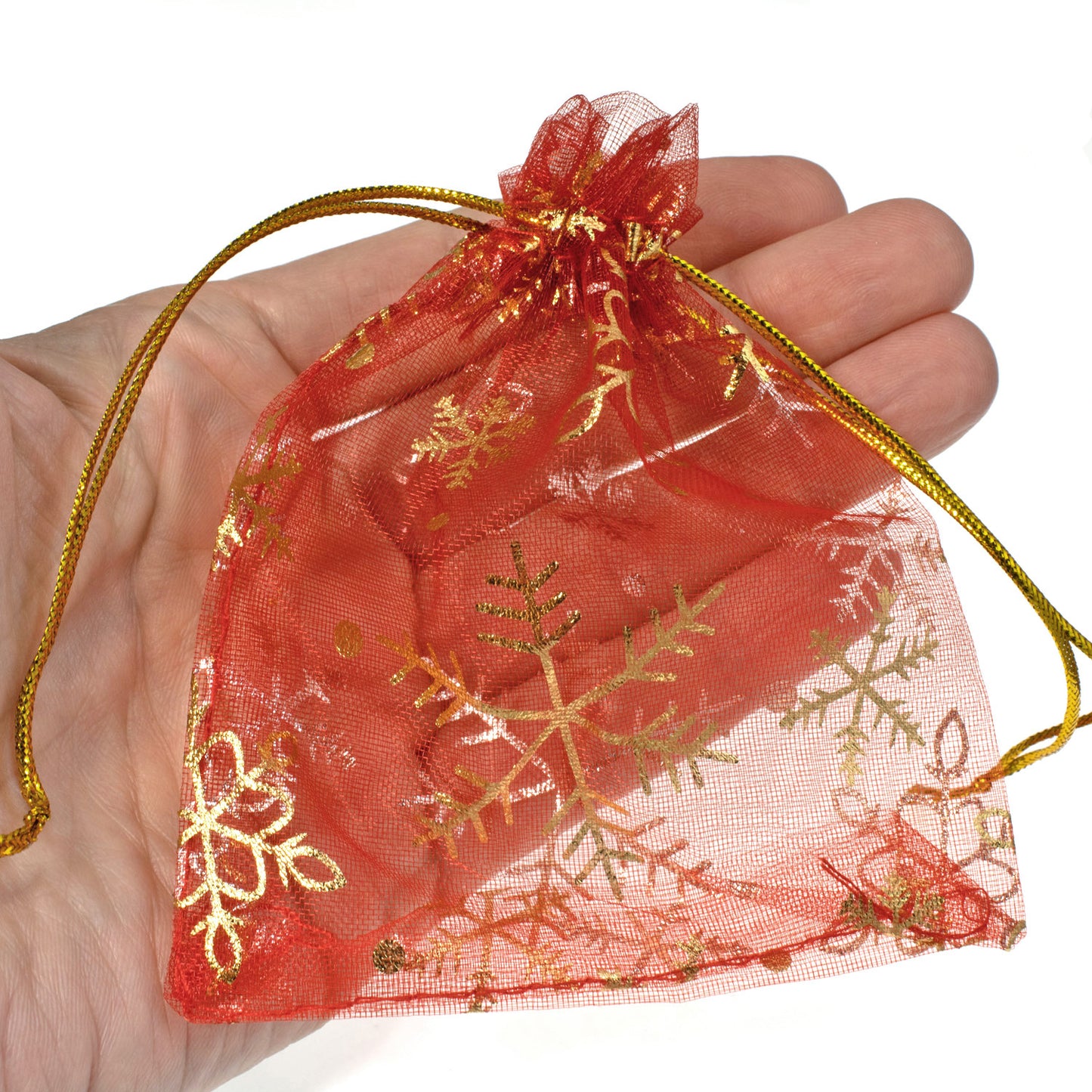 Red Snowflake Christmas Bags,