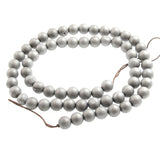 Silver Gray Druzy Agate Beads