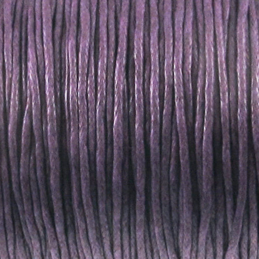 Purple 1mm Waxed Cotton Cord