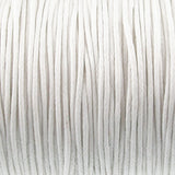 White 1mm Waxed Cotton Cord