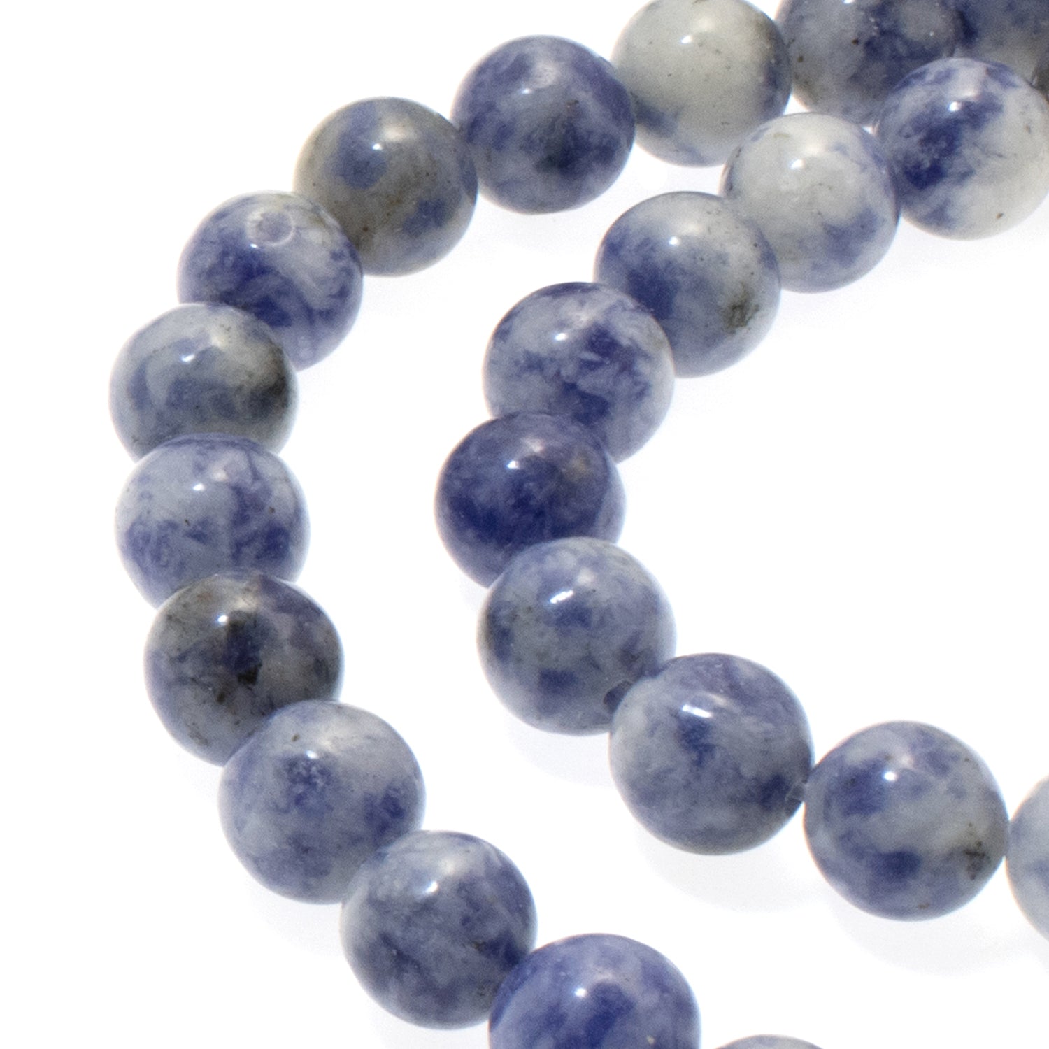 8mm Blue Green Druzy Agate Beads | Hackberry Creek