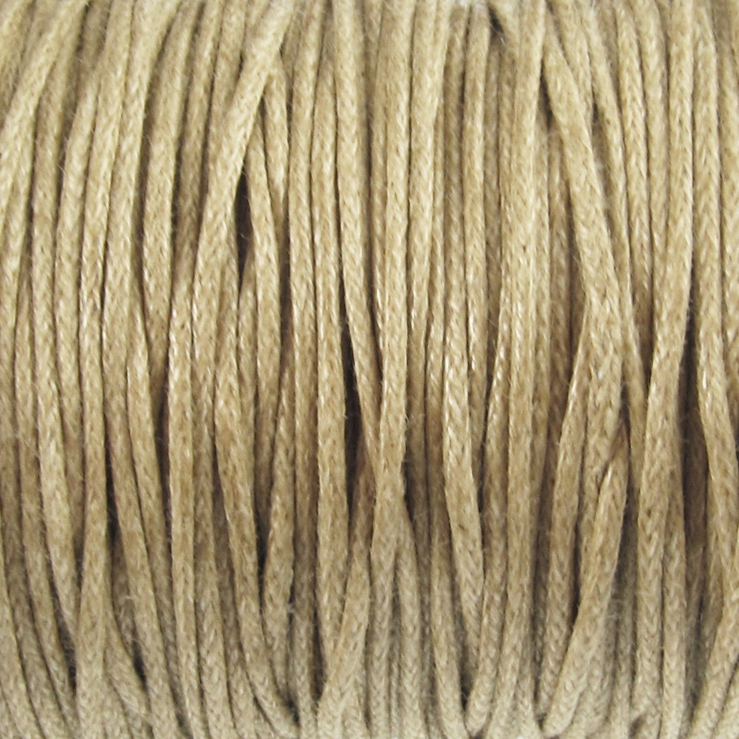 Tan 1mm Waxed Cotton Cord