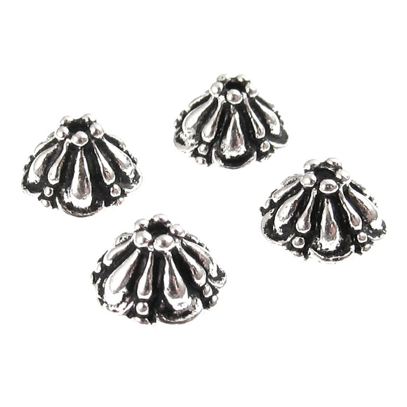 Silver Tiffany 8mm Bead Caps