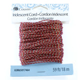 1mm Iridescent Red Cord, Non-Elastic (59 Feet)