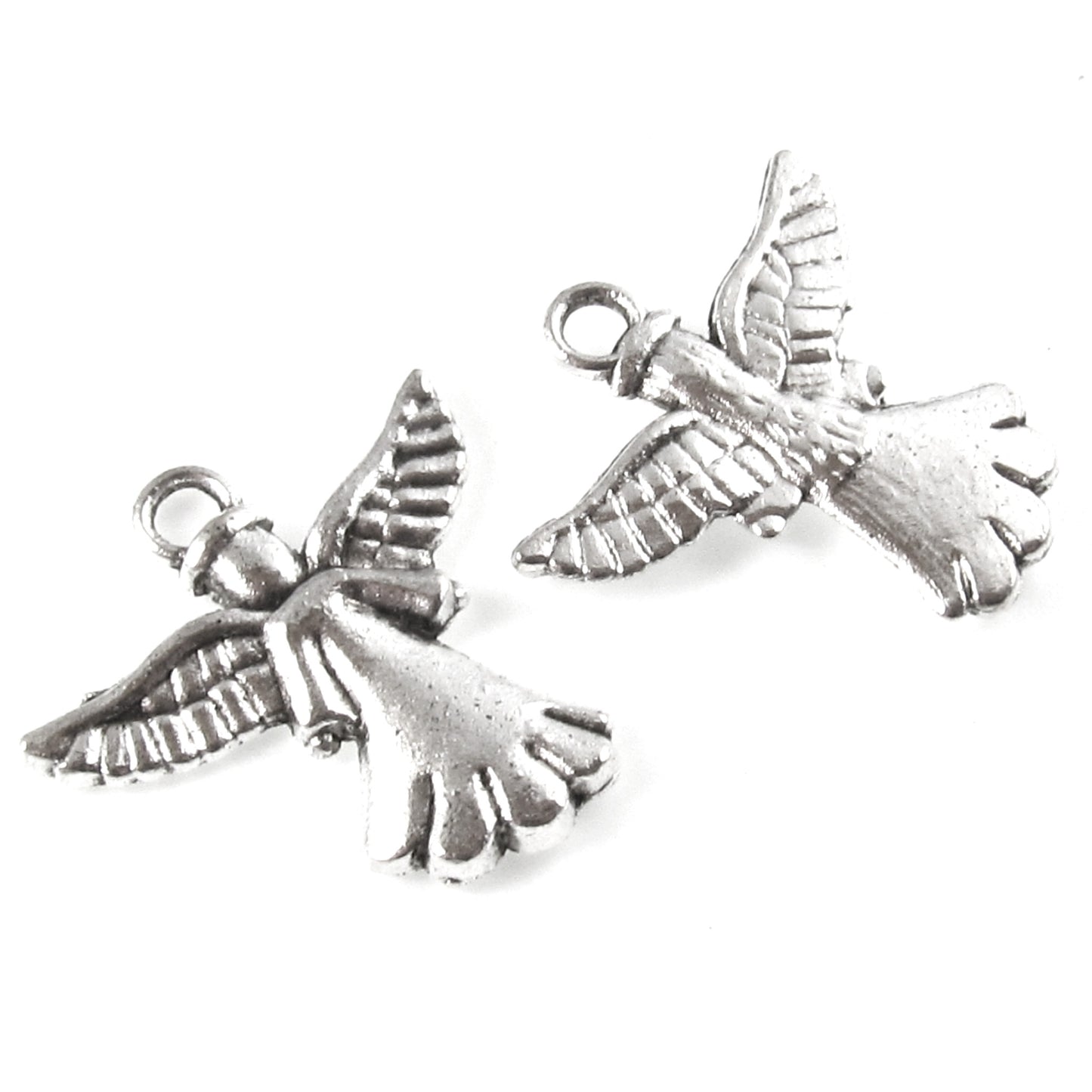 Silver Angel Charms