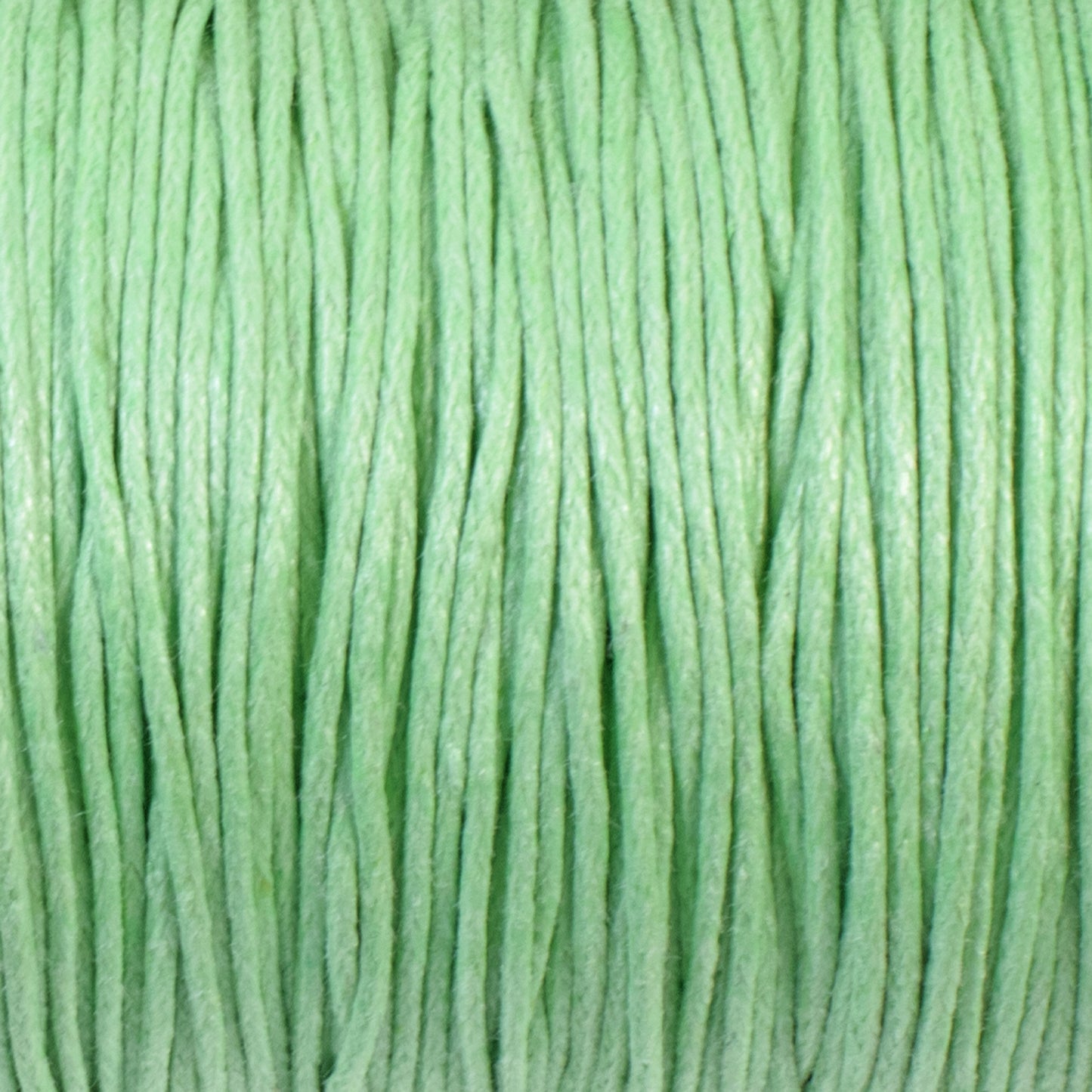 1mm Waxed Cotton Cord - Light Mint Green - 70 Meters - Macramé and Beading String