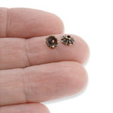 Antique Brass Tiffany 5mm Bead Caps, TierraCast Small Ornate Caps 10/Pkg