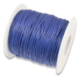 Royal Blue 1mm Waxed Cotton Cord, 70 Meters, Macrame, Beading String