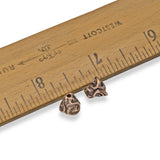 Antique Copper Lily Cone Cap, TierraCast Pewter Bell Bead Caps 4/Pkg